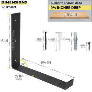 Soporte <span class=keywords><strong>de</strong></span> estante flotante <span class=keywords><strong>de</strong></span> acero forjado industrial Estante <span class=keywords><strong>de</strong></span> <span class=keywords><strong>madera</strong></span> <span class=keywords><strong>de</strong></span> metal con labio para oficina en casa - Product Image 1