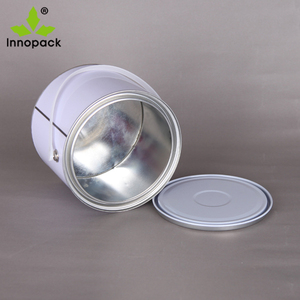 Nhỏ 2L 2.5L <span class=keywords><strong>3</strong></span> lít kim loại có thể sơn <span class=keywords><strong>tin</strong></span> đóng gói lon với nắp với xử lý cho sơn - Product Image 5