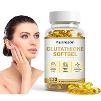 Capsules molles de L-Glutathion OEM 10000 mg, Vitamine C, Collagène, Complément alimentaire pour la santé et la beauté de la peau, Blanchiment de la peau, Gélules de L-Glutathion
