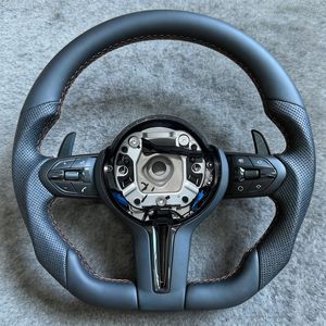Volante de Cuero para <span class=keywords><strong>BMW</strong></span> Serie F <span class=keywords><strong>M</strong></span> <span class=keywords><strong>Sport</strong></span> F20 F21 F22 F25 F26 F44 F30 F35 F31 F34 <span class=keywords><strong>320</strong></span> F32 F33 F36 F10 520 E90 E70 F12 F15 - Product Image 1
