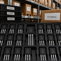 FT0108M10: Puerta pequeña de silicio controlada por corriente, compatible con control IC