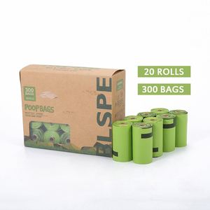 Bolsas de Plástico Ecológicas Personalizadas para Excremento de Perro, a Prueba de Fugas y Biodegradables, de Lujo para Uso en Exteriores, Bolsas para Desechos de Mascotas - Product Image 1