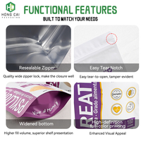 Sachets Doypack Personnalisés à Impression Numérique de Qualité Alimentaire Refermables pour Psyllium