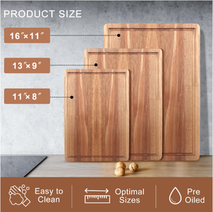 Cuisine Viande Fruits <span class=keywords><strong>Grande</strong></span> <span class=keywords><strong>planche</strong></span> de <span class=keywords><strong>charcuterie</strong></span> <span class=keywords><strong>Planche</strong></span> à découper en bois d'acacia <span class=keywords><strong>Planche</strong></span> à pain fromage - Product Image 5