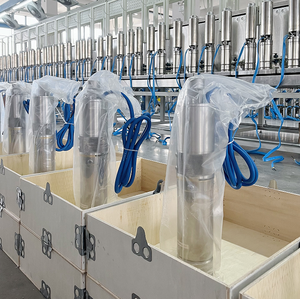 Pompa Solar 7.5HP 5.5KW AC/DC, pompa sumur dalam untuk irigasi pertanian dengan Outlet 2 inci - Product Image 3