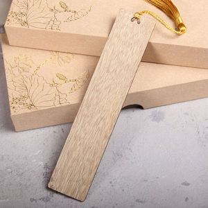 Redwood Blank Wooden <b>Bookmarks</b> Chinese Style Custom Logo Wood <b>Bookmarks</b> Souvenir <b>Gift</b> - Product Image 4