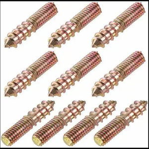 Vis à double filetage métrique et impérial M4 <span class=keywords><strong>M6</strong></span> M8 M10, pointe Torx, double tête, fer, grade 4.8, vis autotaraudeuses - Product Image 2