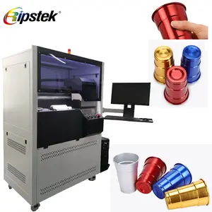 Ripstek zylindrische Digitaldruck maschine Thermos Mug Cup UV-Drucker, UV-Rotations drucker, digitaler UV-Flaschen drucker