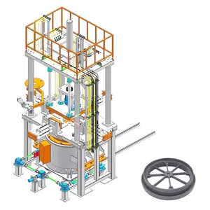 Mesin Die Casting tekanan rendah dan mesin Casting Hub roda Harga kompetitif