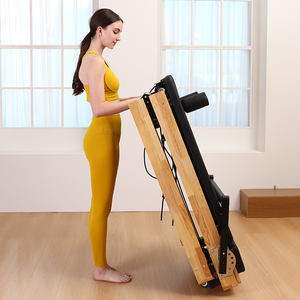 Paquete de Gimnasio en Casa Pre-Ensamblado <span class=keywords><strong>para</strong></span> Entrenamientos de Mujeres y <span class=keywords><strong>Hombres</strong></span>, 5 Resortes de Resistencia Fuertes, <span class=keywords><strong>Reformer</strong></span> de <span class=keywords><strong>Pilates</strong></span> Plegable - Product Image 6