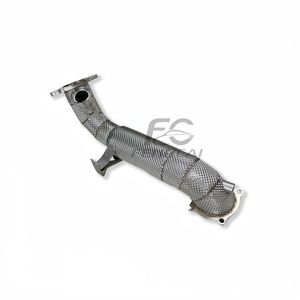 Collecteur d'échappement sport personnalisé pour Alfa Romeo Giulia 2.0T 2017+ en acier inoxydable avec isolation thermique pour une performance accrue en course - Product Image 3