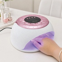 Lampe à ongles UV LED double source de lumière, sans noircissement des mains, matériau ABS durable, certifiée CE - Nouveauté en gros, Offre Spéciale