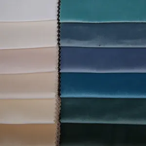 Nouveau Design Classique Polyester Velours Tissu Canapé Tissu Velours pour le Textile À La Maison