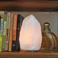 High Quality Pure White Himalayan Salt Crystal Lamps Home Decorative Rough Hill Shape for Yoga Practice