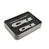 Ensemble de coupe-ongles professionnels en acier inoxydable à grandes mâchoires, 3 pièces, avec un design durable et portable pour la manucure et la pédicure