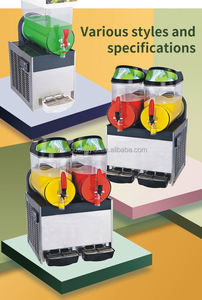 Máquina de granizados de margarita de doble tanque, apta para hoteles, con motor de cobre, para la industria agrícola y el alcohol - Product Image 6
