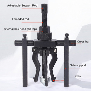 Extracteur de roulement interne à 3 griffes en acier moulé, kit robuste pour le retrait de roulements pilotes pour la réparation de voitures, motos et camions - Product Image 2