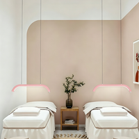 Lampe pour extensions de cils, lampe de salon de beauté, lumière pour tatouage et artiste des ongles, blanc, rose, noir, lampe à hauteur réglable pour extensions de cils