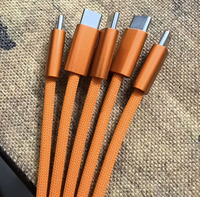 Câble de données tressé en aluminium USB-C vers USB-C 60W à charge rapide pour iPhone 17 Pro Max