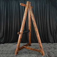 BDSM Massivholz Vintage Dreieckrahmen Robuster Holz-Bondage-Ständer Körperfesselungsrahmen für Fetisch- und Spanking-Spiele