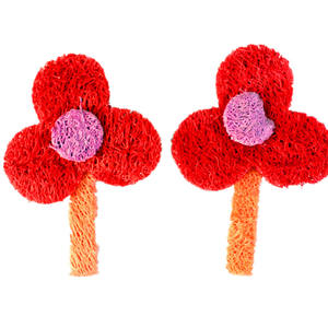 Pabrik langsung ramah lingkungan Loofah alami mainan hewan peliharaan mewah kecil hewan pengerat untuk membersihkan gigi hewan pengerat kecil Gnaw - Product Image 2