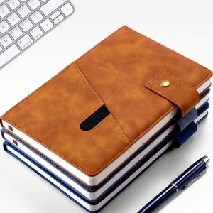 Factory Stock Pu Leather Blank Notebook Wholesale <b>A5</b> Hardcover Journal Travel Personal <b>Diary</b> for Office - Product Image 6