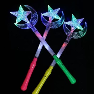 New <b>Led</b> <b>Light</b> up <b>Star</b> Heart Snow <b>LED</b> Stick Glow Stick for Cheer Snow Flake <b>Led</b> <b>Light</b> up Glow Wands - Product Image 4