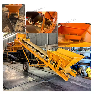Hochladen des tragbaren Seitenwand band förderers, der Zement rohstoff im Zementwerk fördert - Product Image 4