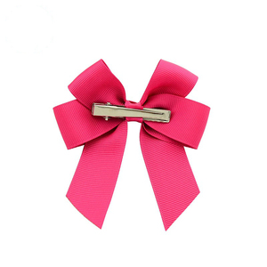 Jiamu jepit rambut pita Grosgrain panjang warna polos pita rambut panjang 10.5cm * 9cm untuk wanita anak perempuan kehidupan sehari-hari - Product Image 6