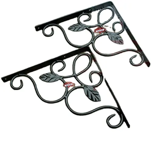 Soporte de estante de Metal para estantes flotantes, soporte decorativo en forma de L para esquina, soporte de estante montado en la pared de alta resistencia