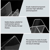 Présentoir Portable en Acrylique pour Sacs à Main et Organisateur de Bijoux, Support Cosmétique – Écologique