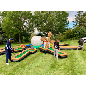 Terrain <span class=keywords><strong>de</strong></span> <span class=keywords><strong>golf</strong></span> gonflable portable rond 3/6/9 trous, <span class=keywords><strong>mini</strong></span>-<span class=keywords><strong>golf</strong></span> gonflable, parcours <span class=keywords><strong>de</strong></span> <span class=keywords><strong>golf</strong></span> Crazy Putt, jeux sportifs - Product Image 6