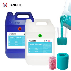 Baixa Viscosidade Não-tóxico Transparente 10 a RTV2 Matéria Prima Cura Platina Borracha Líquida De Silicone - Product Image 1