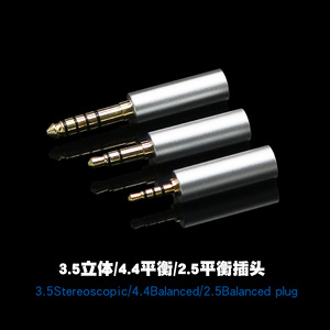 Câble Audio 3 en 1 double 3.5mm en polyuréthane tressé plaqué or pour Hifiman Beyerdynamic Sony Denon Moondrop - Product Image 4