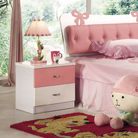 Cama Infantil de Diseño Moderno en MDF, Muebles de Madera para Dormitorio Infantil, Juego de Muebles para Niños y Niñas
