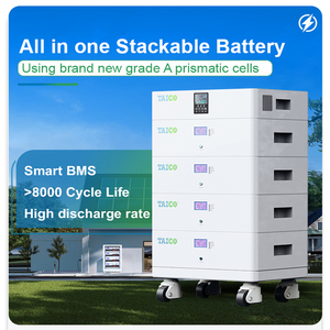 Batterie solaire au lithium empilable <span class=keywords><strong>TAICO</strong></span> 10000+ cycles haute tension 300Ah 400Ah 51.2V 10-20kW 20kWh LiFePO4 à semi-conducteurs CAN - Product Image 2