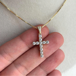 Collar con Colgante de Moissanita Brillante con Acabado Sofisticado, Perfecto para Vestir en la Noche o para la Elegancia Diaria - Product Image 6