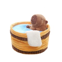 Peluche Capybara Super Douce en Coton PP Brodé – Jouet Anti-Stress Adorable pour Enfants et Adultes