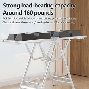 Tendedero de <span class=keywords><strong>ropa</strong></span> de suelo a techo, tendedero plegable, tendedero de interior para balcón con forma de ala, tendedero para edredones - Product Image 4