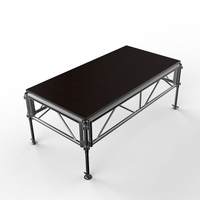 Scène modulaire portable en aluminium, montage facile, pour événements en extérieur et en intérieur, concerts, mariages, scène portable
