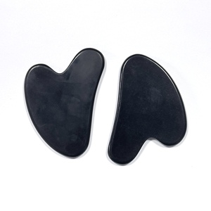 Wholesale Price Black Xiuyan <b>Jade</b> Serpentine Black <b>Jade</b> Nephrite <b>Jade</b> guasha for face - Product Image 1