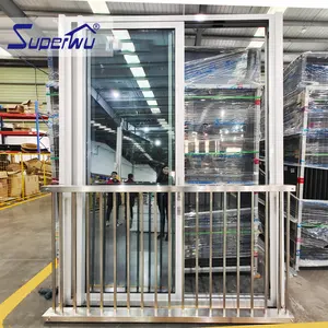 Commercial Safety Silding Doors Fly Screen with Stainless Steel Security Mesh and Customized Aluminium Sliding Door