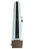 Diffuseur linéaire moderne en aluminium pour CVC avec boîte de plénum et barre de flux invisible pour une ventilation efficace des bureaux
