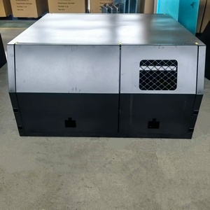 Caja de herramientas de aluminio de placa plana con jaula para perros, toldo para camioneta camper, fabricación personalizada de toldo de aluminio para Ute - Product Image 6