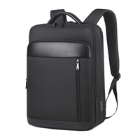 Sac à dos d'affaires multifonctionnel imperméable pour enfants, grande capacité, style classique, violet, Oxford, pour ordinateur portable