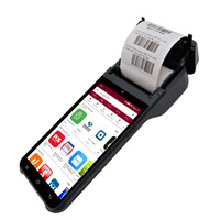 Terminal de point de vente portable PH-92-EURO avec Android 13, écran 5,5 pouces, NFC, appareil photo 5MP et imprimante thermique haute vitesse 58 mm