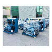 Harga Pabrik Unit Kondensasi Otomatis 3hp/ 7hp/ 10hp/ 30hp Kompresor Kondensor untuk Ruang Pendingin