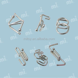 Vente en gros de puzzles métalliques, <span class=keywords><strong>casse</strong></span>-têtes, jeux de déverrouillage, tours de magie, jouets - Product Image 2