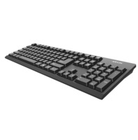 Clavier à membrane sans fil 2,4 G AIKUN AX251 pour bureau et domicile, touches multimédias, clé USB, plug-and-play, design fin