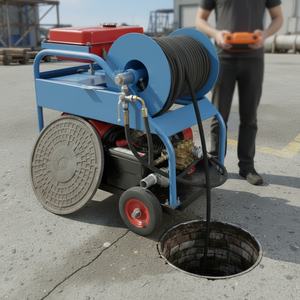 Machine <span class=keywords><strong>de</strong></span> nettoyage <span class=keywords><strong>de</strong></span> canalisations à jet <span class=keywords><strong>de</strong></span> carburant Bentian 360, équipement industriel <span class=keywords><strong>de</strong></span> nettoyage à l'eau sous pression - Product Image 1